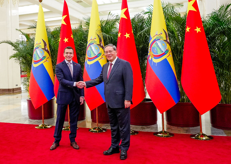 ECUADOR Y CHINA FORTALECEN SU RELACIÓN ECONÓMICA Y COMERCIAL PARA AMPLIAR EXPORTACIONES Y ATRAER INVERSIONES
