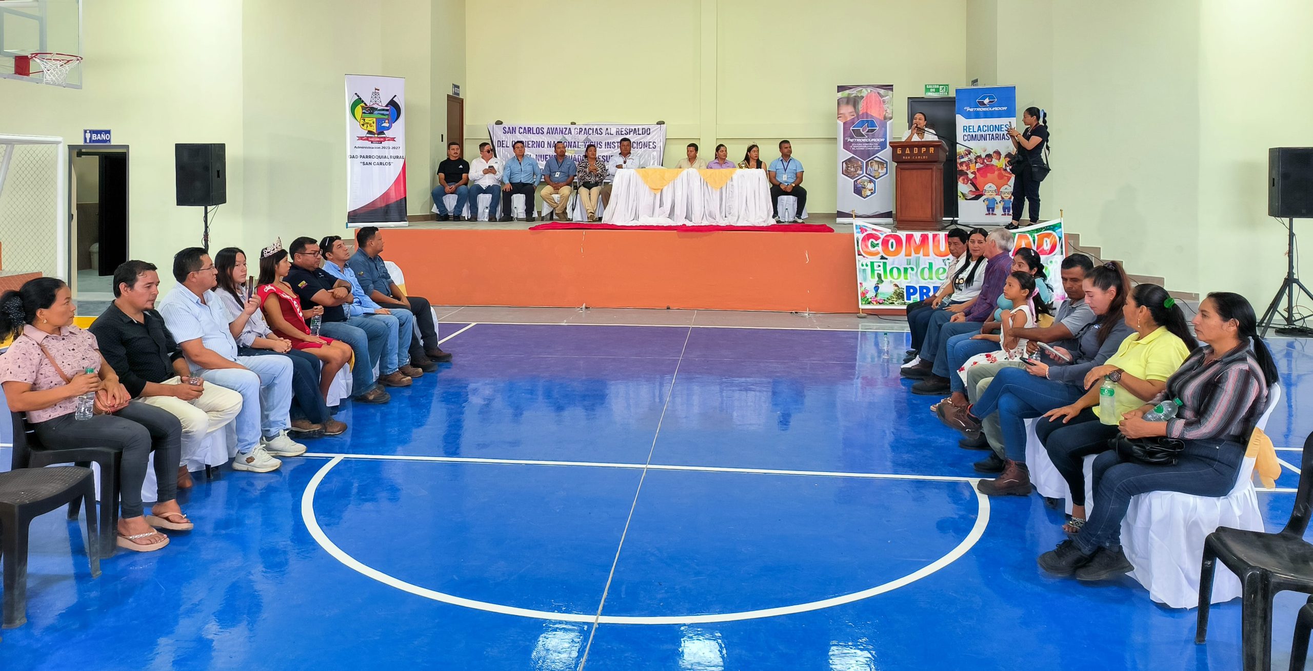 Gobierno de Daniel Noboa mejora los espacios educativos y comunitarios para 250 habitantes de Orellana