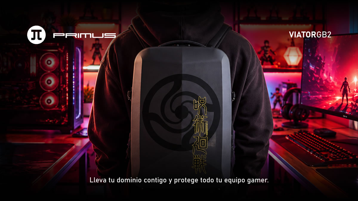 PRIMUS presenta su nueva colección Jujutsu Kaisen de periféricos gamer_mochila