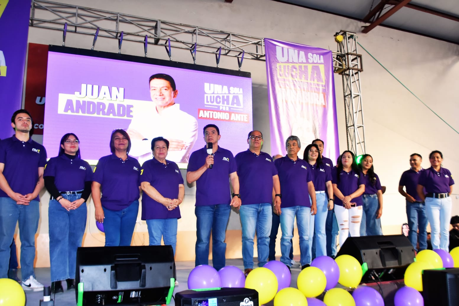 Candidato Juan Andrade Proaño llama a campaña limpia y debate por soluciones reales para Antonio Ante